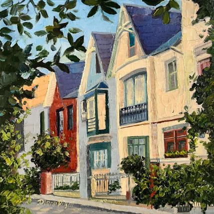 Peinture Villa Léandre par Pigni Diana | Tableau Figuratif Huile