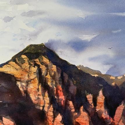 Peinture F2  107 par Seruch Capouillez Isabelle | Tableau Figuratif Aquarelle Nature, Paysages, Urbain