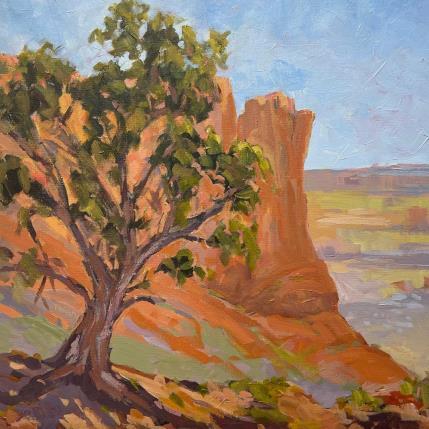 Painting Coffee Pot View by Carrillo Cindy  | Painting Figurative Oil Landscapes