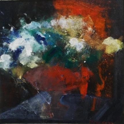 Peinture Le vase par Fernando | Tableau Figuratif Huile Natures mortes