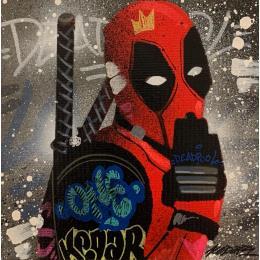 Peinture Deadpool oups par Kedarone | Tableau Pop-art Acrylique, Graffiti Icones Pop