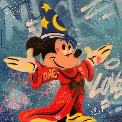 Peinture Mickey par Kedarone | Tableau Pop-art Acrylique, Graffiti Icones Pop