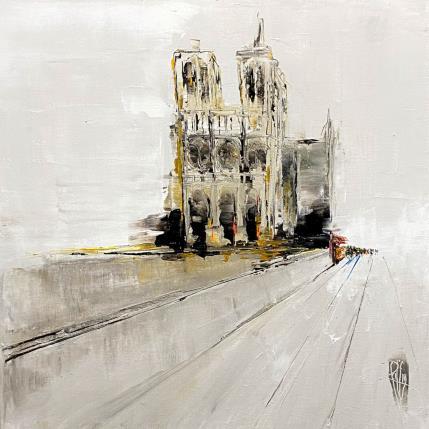 Painting Notre Dame by Raffin Christian | Painting Figurative Oil Urban