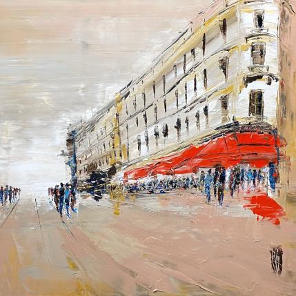 Painting Fouquet's by Raffin Christian | Painting Figurative Oil Urban