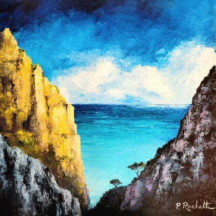 Peinture Les Calanques par Rochette Patrice | Tableau Figuratif Huile Paysages