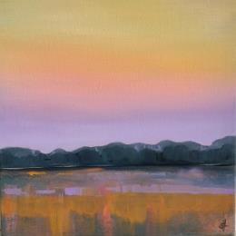 Peinture RAINBOW SKY par Herz Svenja | Tableau Impressionnisme Acrylique Paysages