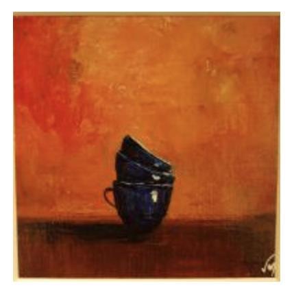 Gemälde Trois von Vinnie | Gemälde Figurativ Öl