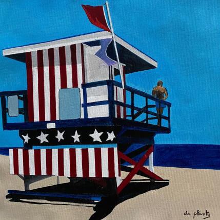 Peinture Les étoiles par Du Planty Anne | Tableau Figuratif Acrylique Architecture, Marine