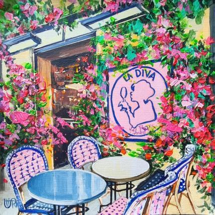 Peinture La diva par Rasa | Tableau Figuratif Acrylique Urbain