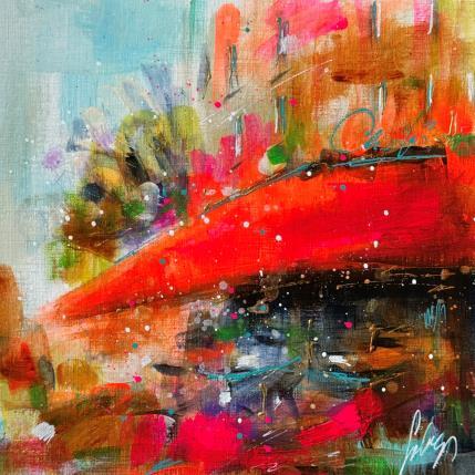 Peinture Coffee shop  par Solveiga | Tableau  Acrylique