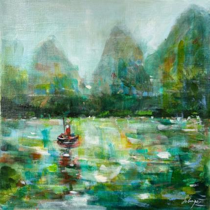 Peinture La baie par Solveiga | Tableau  Acrylique