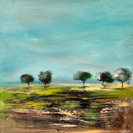 Peinture Belle nature par Shahine | Tableau Figuratif Huile