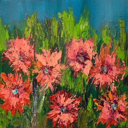 Peinture Pink Summers par Shahine | Tableau Figuratif Huile