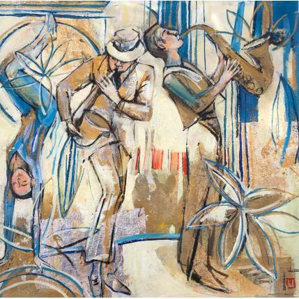 Peinture La belle musique par Machi | Tableau Figuratif Huile