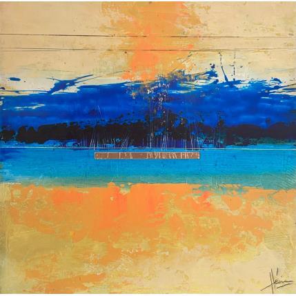 Peinture Abstraction 2154 par Hévin Christian | Tableau Abstrait Acrylique, Huile, Pastel Minimaliste