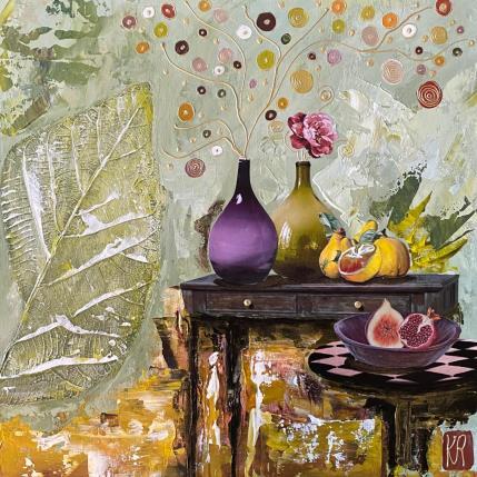 Painting Berlingots  by Romanelli Karine | Painting Figurative Acrylic, Gluing, Paper, Pastel, Posca Still-life