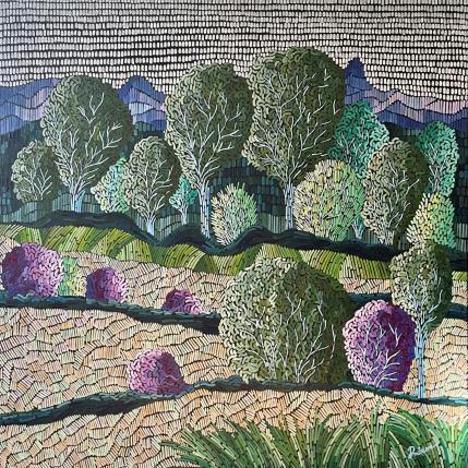 Gemälde Magic land  von Dmitrieva Daria | Gemälde Impressionismus Acryl Landschaften, Natur