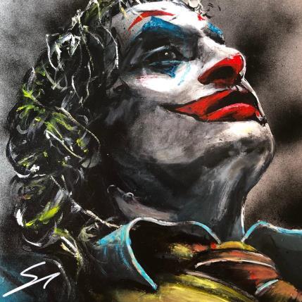 Peinture The joker par Mestres Sergi | Tableau Pop-art Acrylique, Graffiti Cinéma, Icones Pop