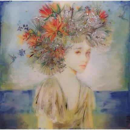 Peinture Dama del Mar par Bofill Laura | Tableau Figuratif Acrylique, Résine Portraits