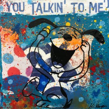 Peinture Snoopy happy par Kikayou | Tableau Pop-art Acrylique, Collage, Graffiti Icones Pop