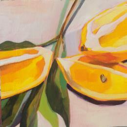 Gemälde sour slices von Ulrich Julia | Gemälde Figurativ Öl Stillleben