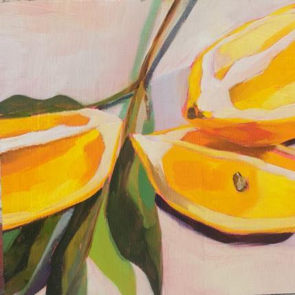 Peinture sour slices par Ulrich Julia | Tableau Figuratif Huile Natures mortes