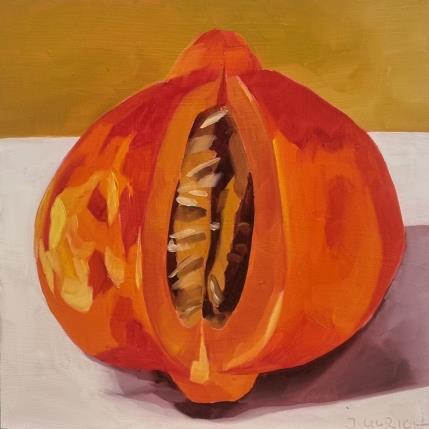 Peinture inside a pumpkin par Ulrich Julia | Tableau  Huile Natures mortes