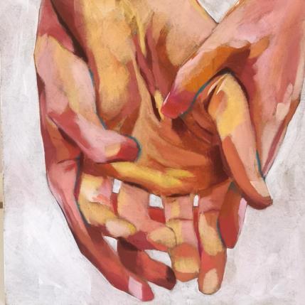 Peinture soft touch par Ulrich Julia | Tableau Figuratif Bois, Huile