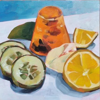 Peinture moskow ingredients par Ulrich Julia | Tableau Figuratif Huile