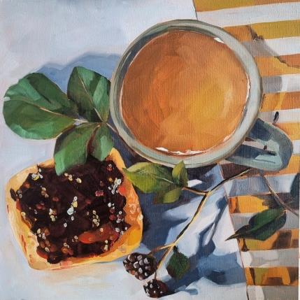 Peinture blackberry breakfast par Ulrich Julia | Tableau Figuratif Bois, Huile