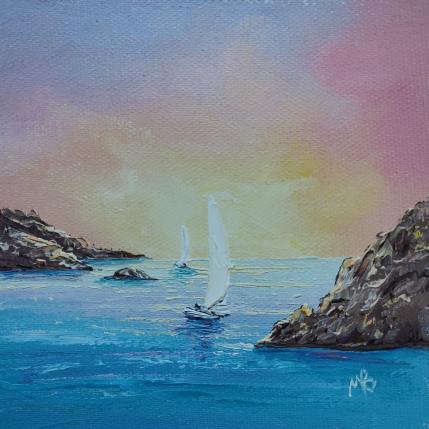 Peinture Ciel rêveur par Blandin Magali | Tableau Figuratif Huile Paysages