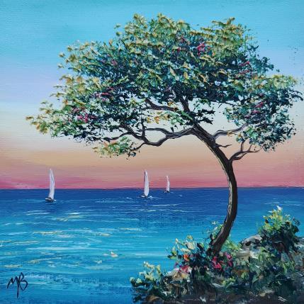 Peinture Imagination colorée par Blandin Magali | Tableau Figuratif Huile Paysages