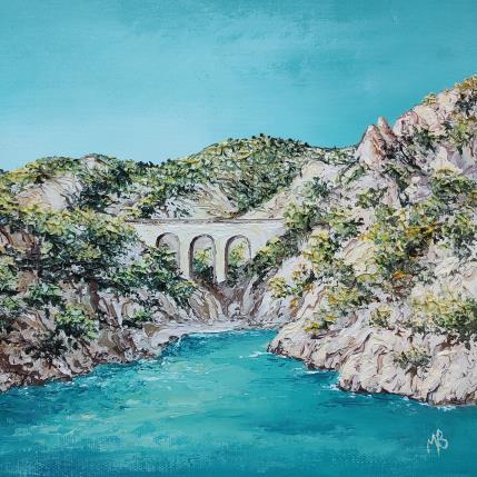 Peinture Niolon par Blandin Magali | Tableau Figuratif Huile Paysages