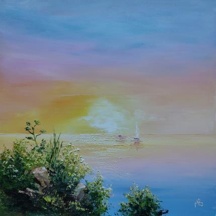 Peinture Nature éblouissante par Blandin Magali | Tableau Figuratif Huile Paysages