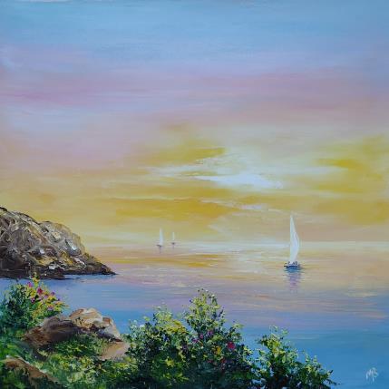 Peinture Evasion heureuse par Blandin Magali | Tableau Figuratif Huile Paysages