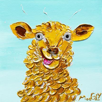 Painting Blagus by Moogly | Painting Raw art Acrylic, Pigments, Resin Animals