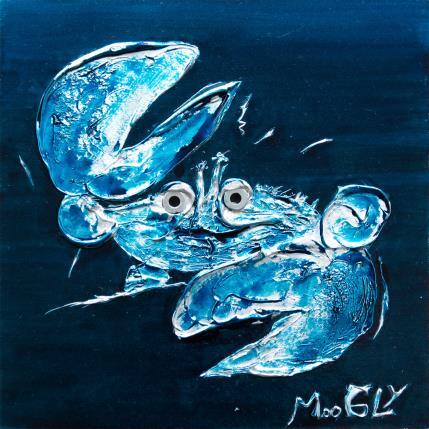 Peinture Castagnus par Moogly | Tableau Art Singulier Acrylique, Carton, Pigments, Résine Animaux