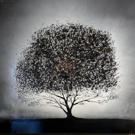 Peinture Terra nova par Rey Julien | Tableau Figuratif Feuille d'or