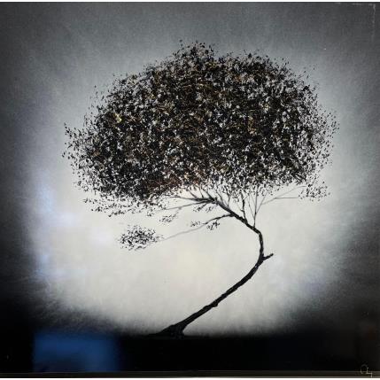 Peinture Mistral par Rey Julien | Tableau Figuratif Feuille d'or