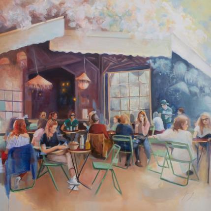 Peinture Maison Sauvage par Jung François | Tableau Figuratif Huile Scènes de vie, Urbain