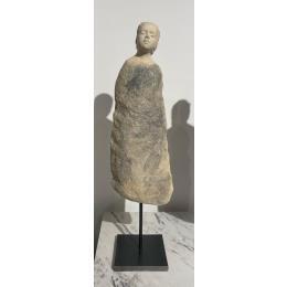 Sculpture Le silence des pierres 3 by Ferret Isabelle | Sculpture