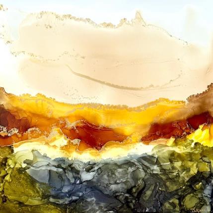 Painting 1758 Poésie des dunes by Depaire Silvia | Painting Abstract Acrylic Landscapes, Minimalist, Nature