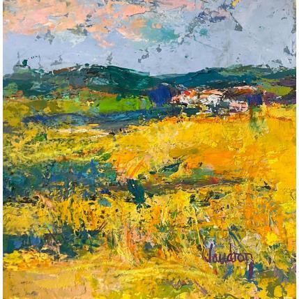 Peinture Le mas Bottero en Provence par Vaudron | Tableau Figuratif
