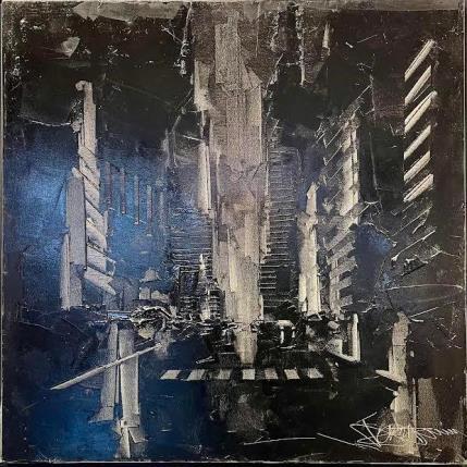 Peinture Dark Manatthan par Castan Daniel | Tableau Figuratif Huile