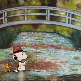 Pintura Un dimanche chez Monet por Marie G.  | Pintura Pop-art Acrylic Pop icons