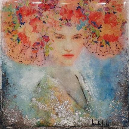 Peinture Alma y figura par Bofill Laura | Tableau Figuratif Acrylique, Résine Portraits