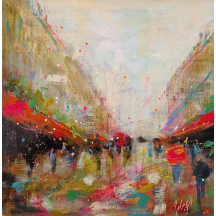 Peinture Shopping Day par Solveiga | Tableau  Acrylique
