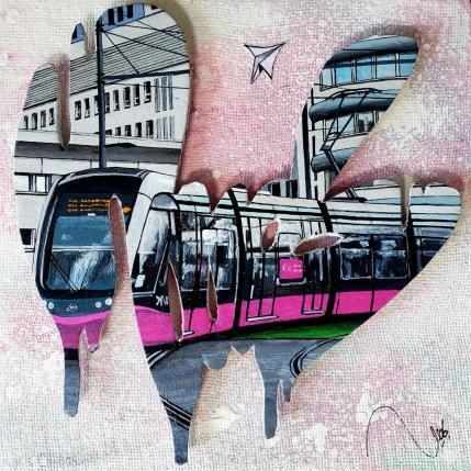 Peinture Carving par Lassalle Ludo | Tableau Street Art Acrylique, Bois, Graffiti Architecture, Paysages, Urbain