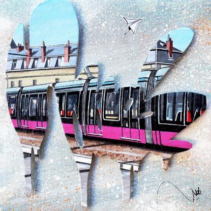 Peinture T2 par Lassalle Ludo | Tableau Street Art Acrylique, Bois, Graffiti Architecture, Paysages, Urbain