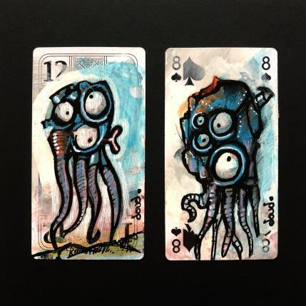 Peinture Faut pas poulper par Doudoudidon | Tableau Art Singulier Acrylique Société